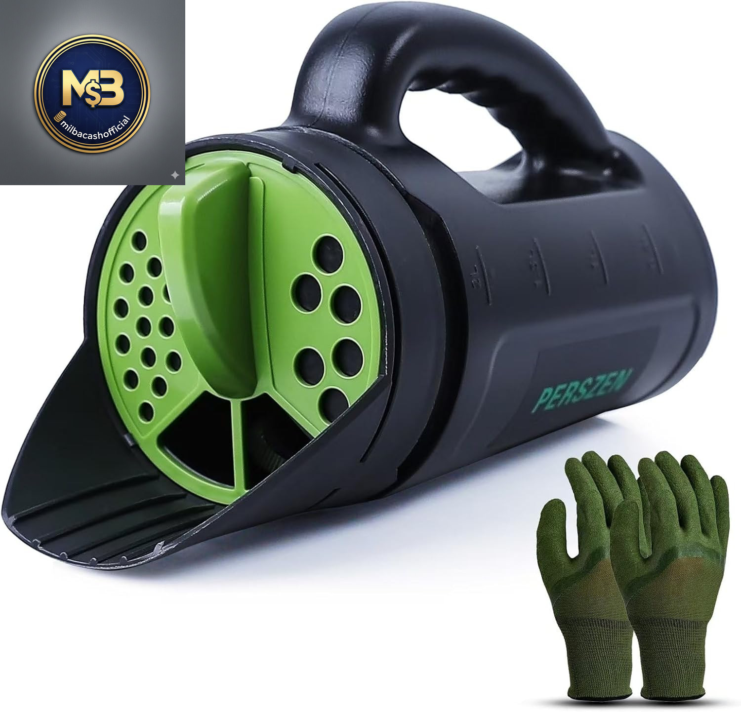 Seed Spreader Hand Held, Hand Spreader Lawn and Garden for Fertilizer Grass Seed