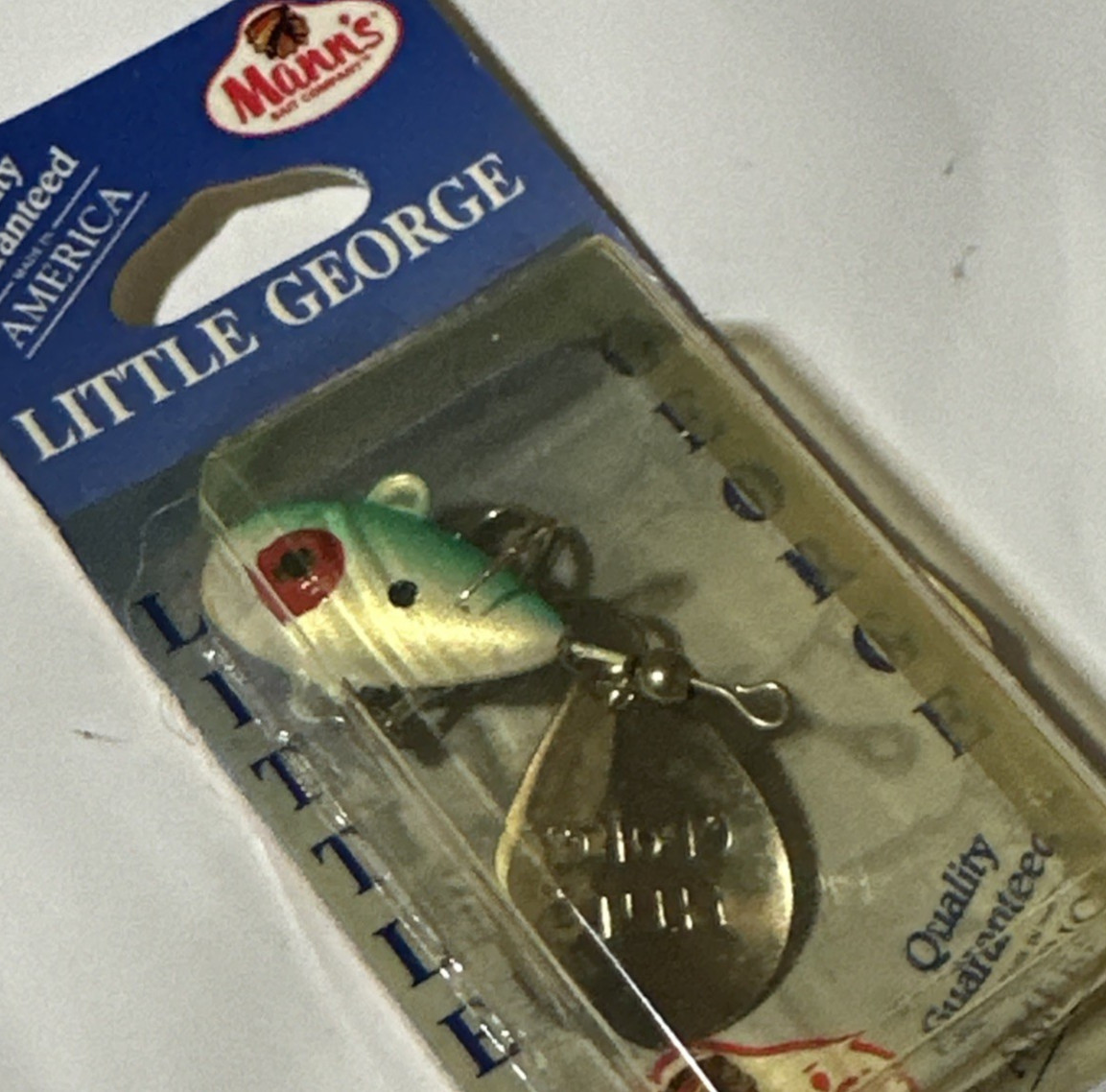 Vintage     Mann's       Tiny Little George   1/4oz         White / Green