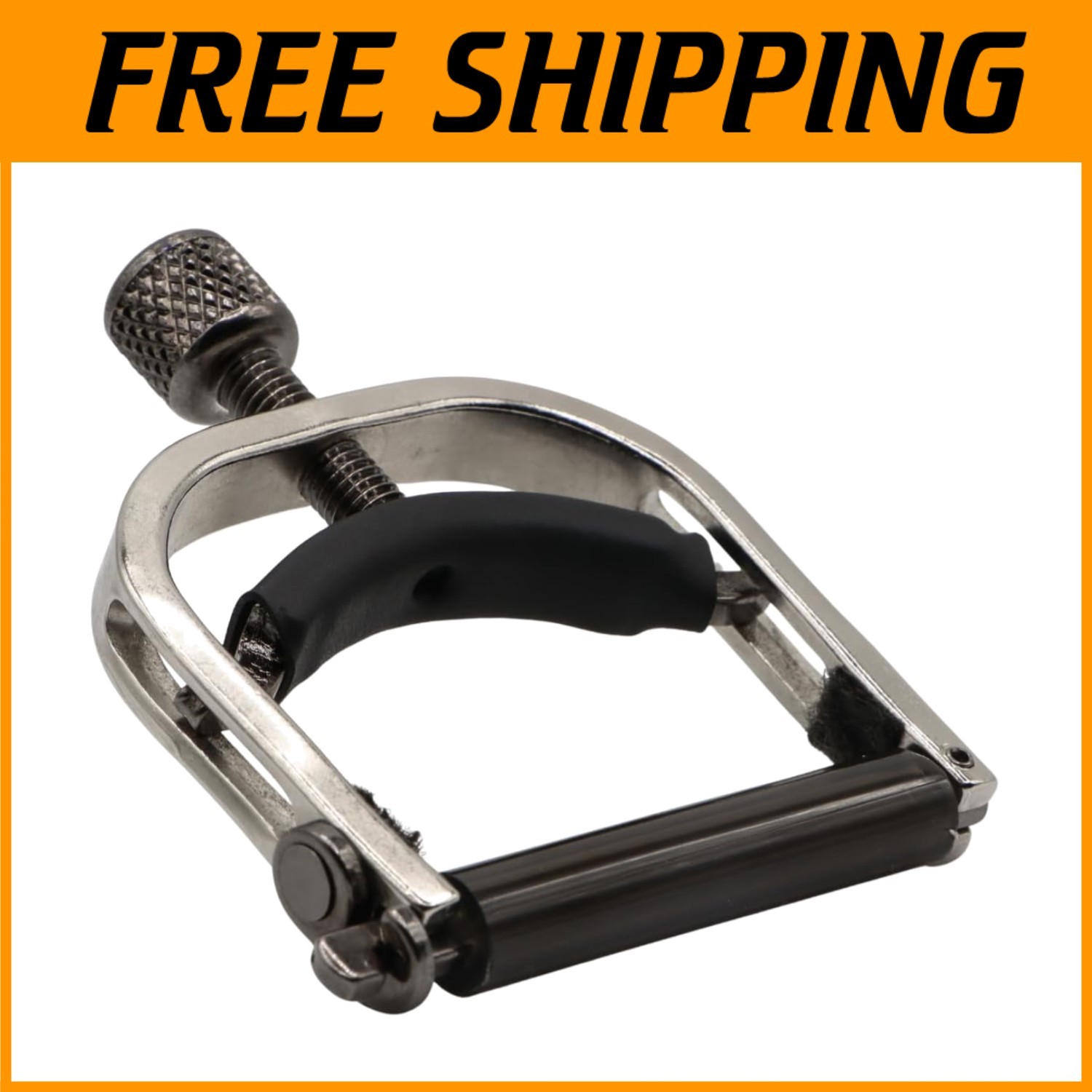 Handcrafted Nickel-Plated Capo for Banjo & Mandolin