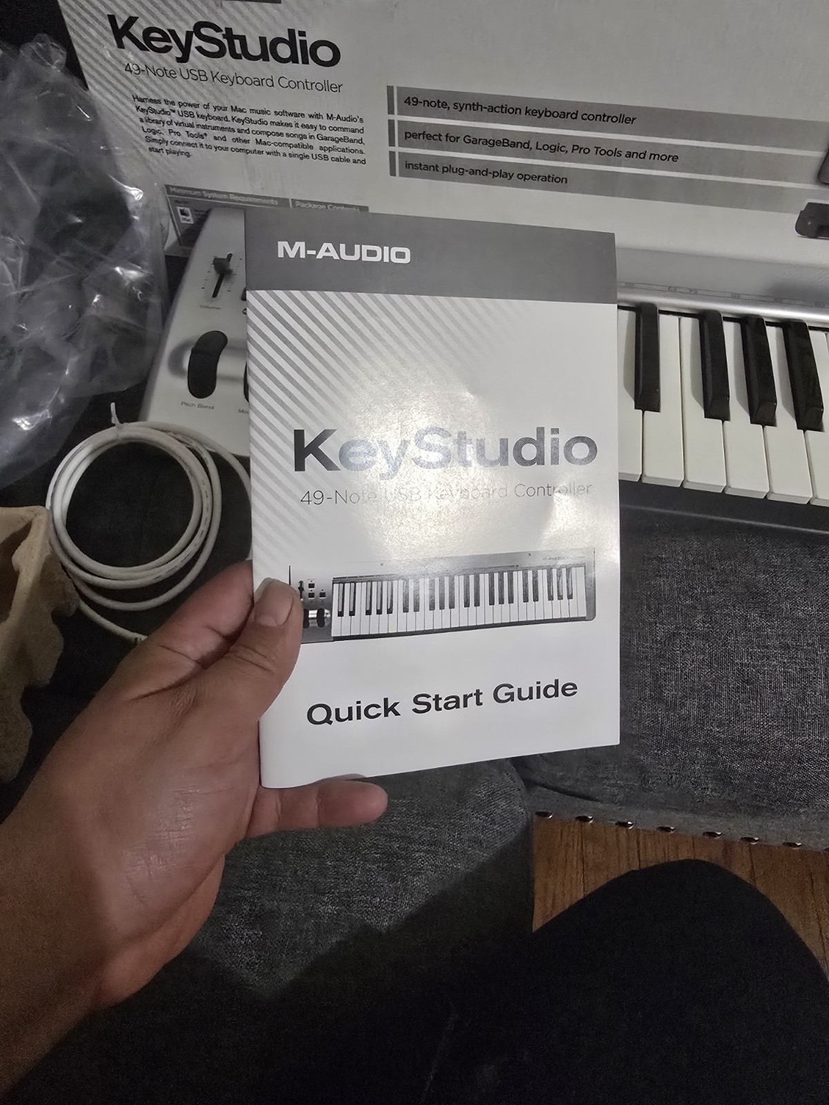 M-Audio KeyStudio MIDI Keyboard Controller China | 49-Key USB Portable