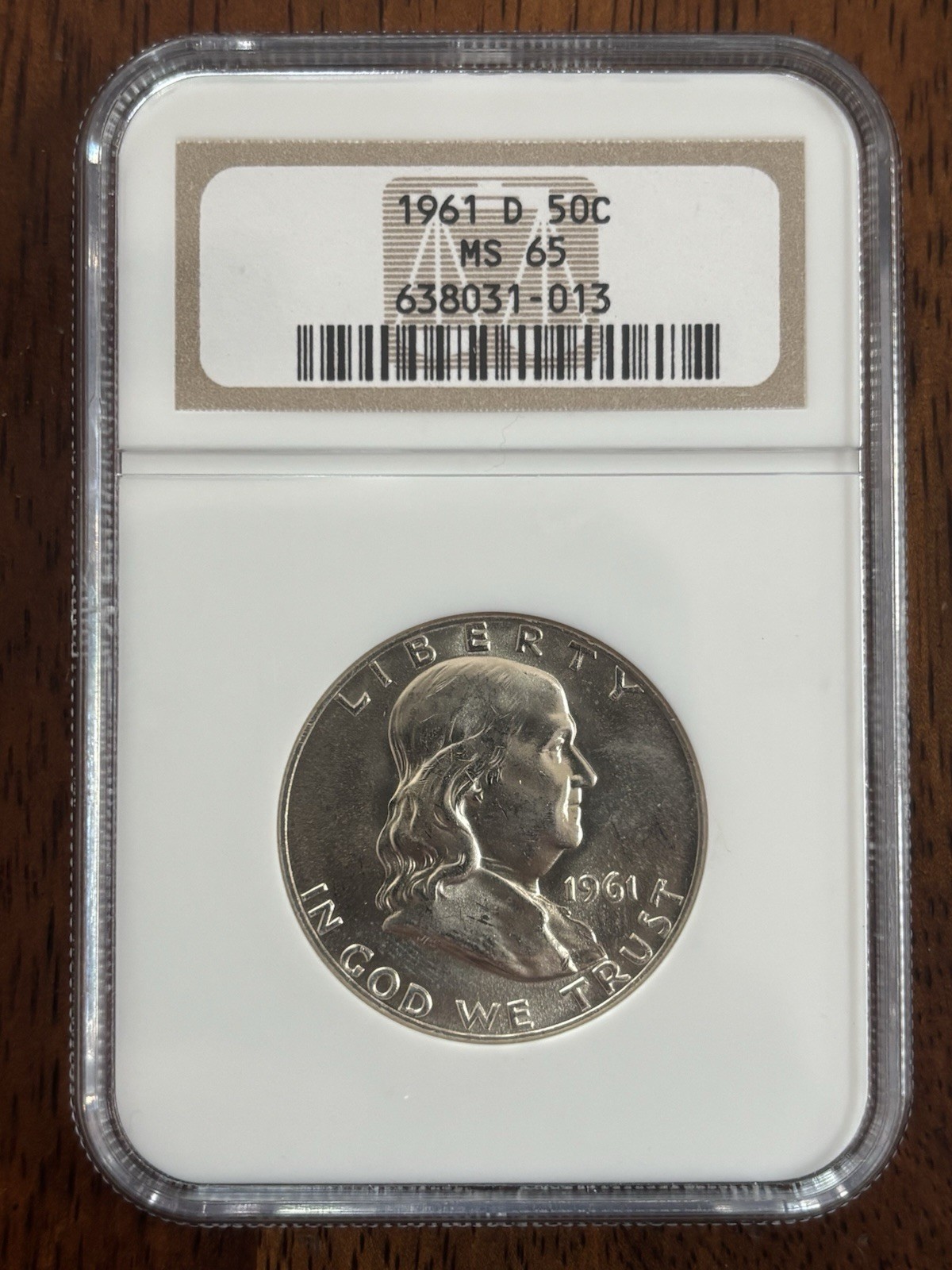 1961-D Franklin Half Dollar MS65 NGC Silver Uncirculated Denver Mint