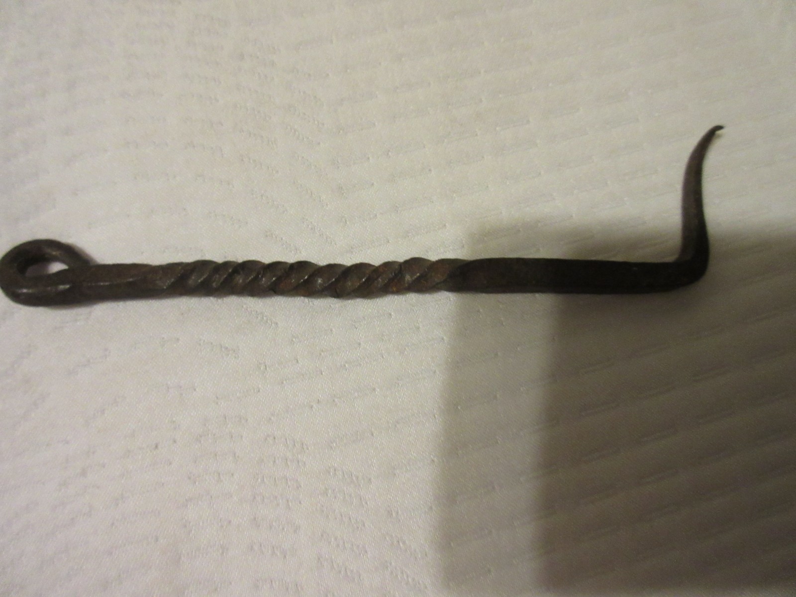 Antique 4 3/4” Rustic Gate Barn Door Hook Latch Primitive