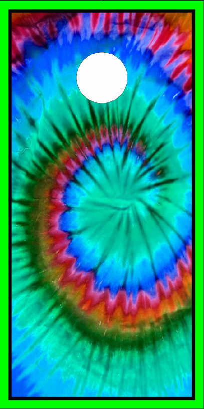 Tie Dye 2 Cornhole Wrap Bag Toss Skin Decal Sticker