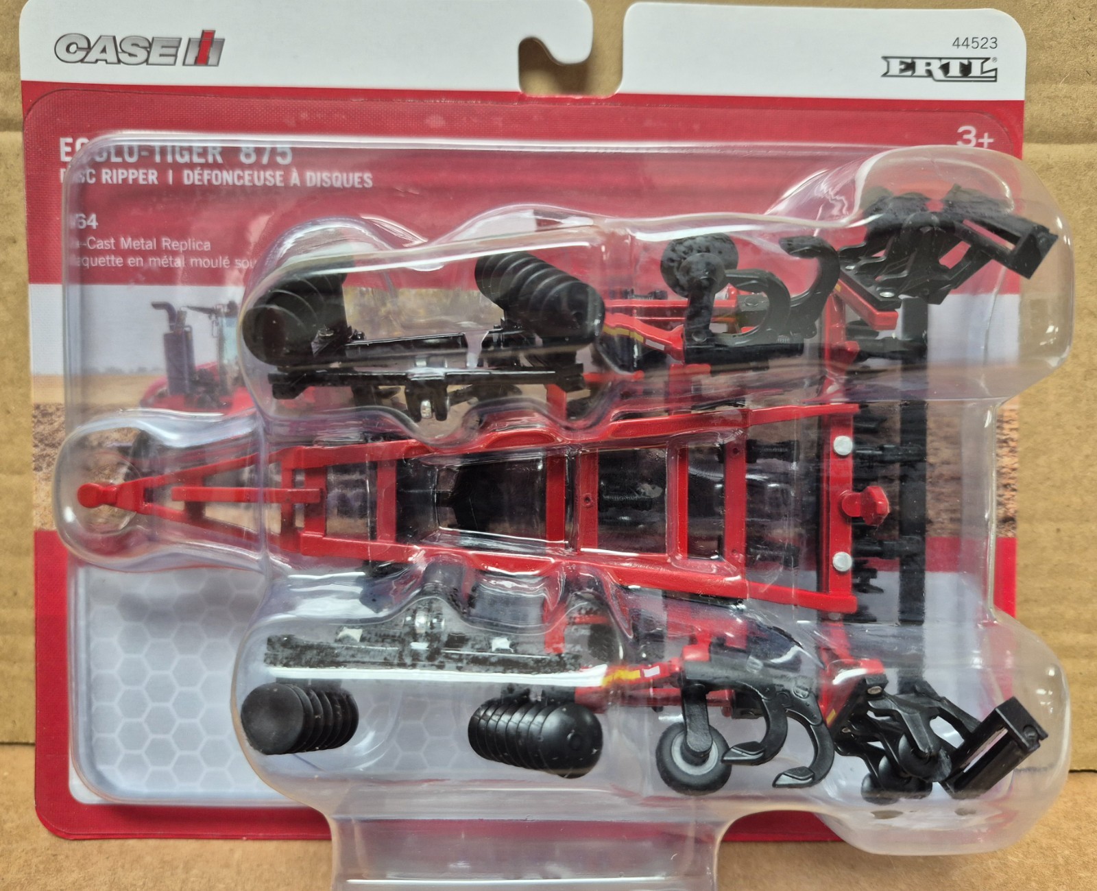 1/64 Case IH 875 Ecolo Tiger 13 Shank Tillage Tool by ERTL