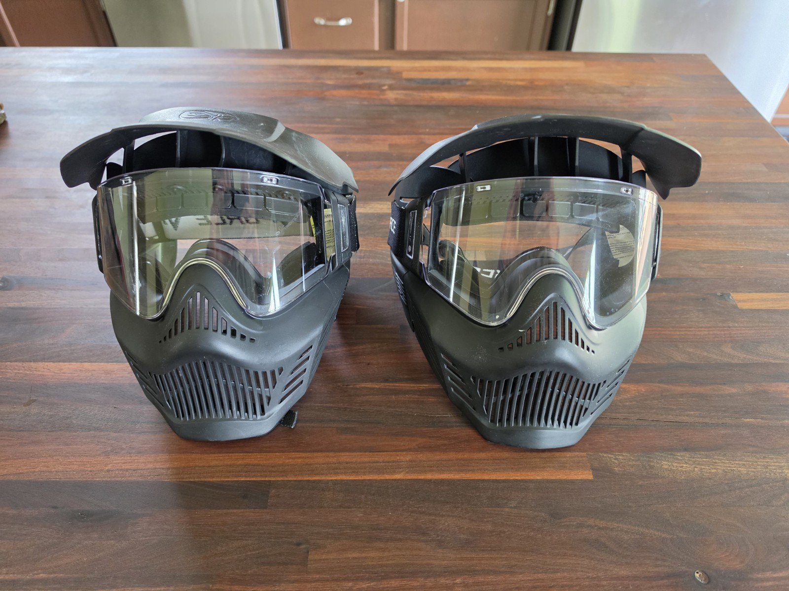 VForce Armor Paintball Mask w/Quick Change Goggle System Adult Large LOT Of 2