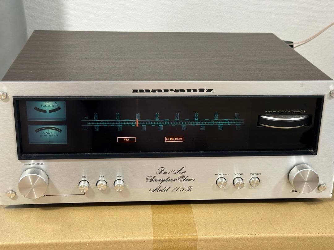 MARANTZ 115B TUNER – VINTAGE 1970S, POWERS ON, AM/FM ANALOG AS IS