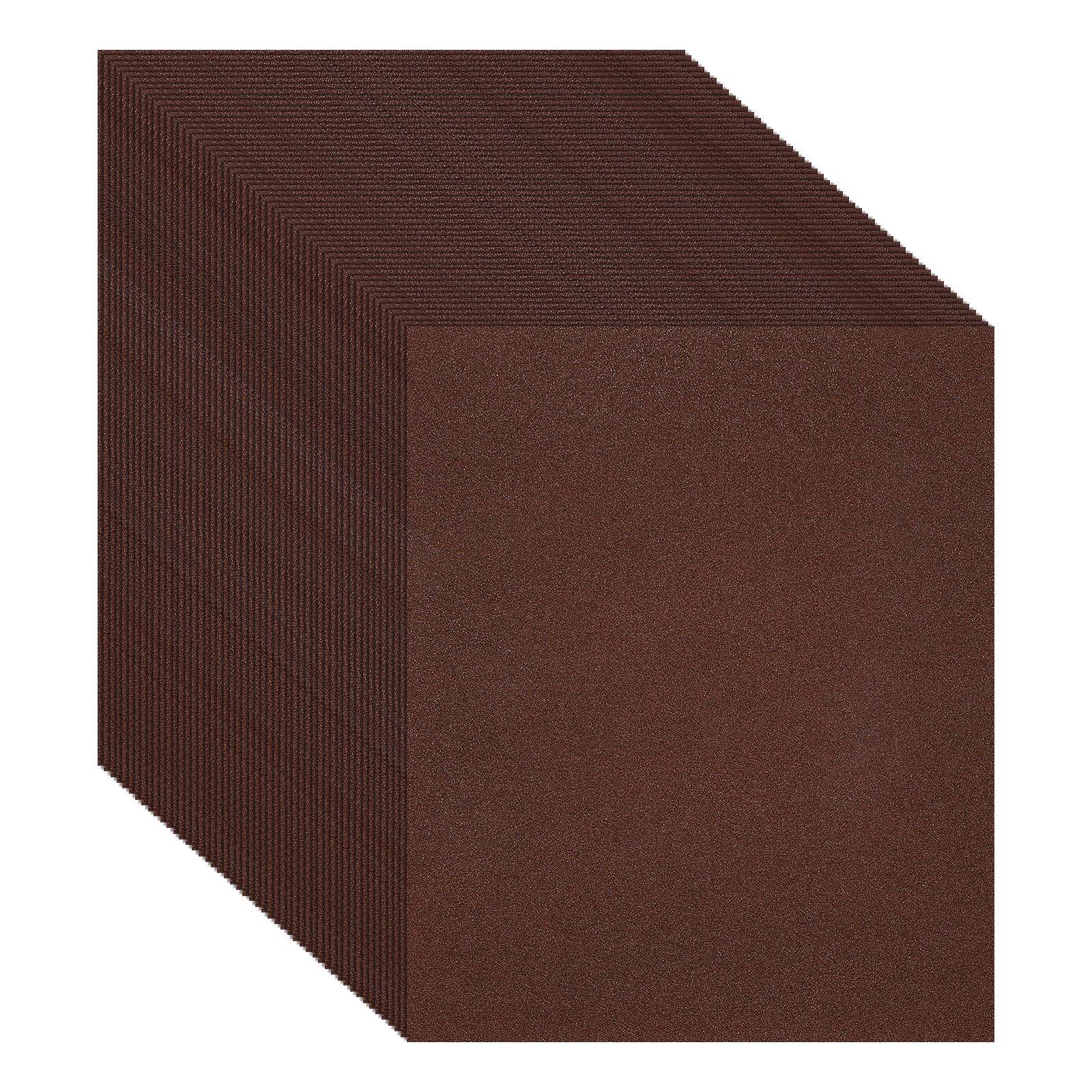 50 Pack 9" x 11" Sandpaper, 120 Grit Sand Paper for Wood Furniture Floor