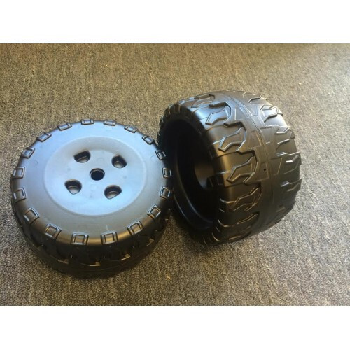 2 TIRES Power Wheels BCK 85-2659 Black 10.5 X 5.75 Jeep Wrangler Tire After 2014