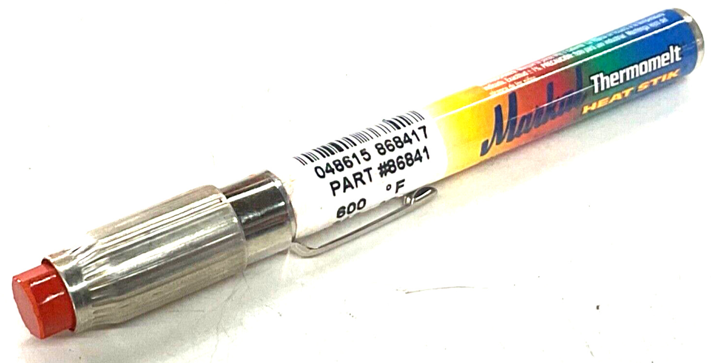 NOS! Markal THERMOMELT TEMPERATURE HEAT INDICATOR STIK, 600° F, 316° C