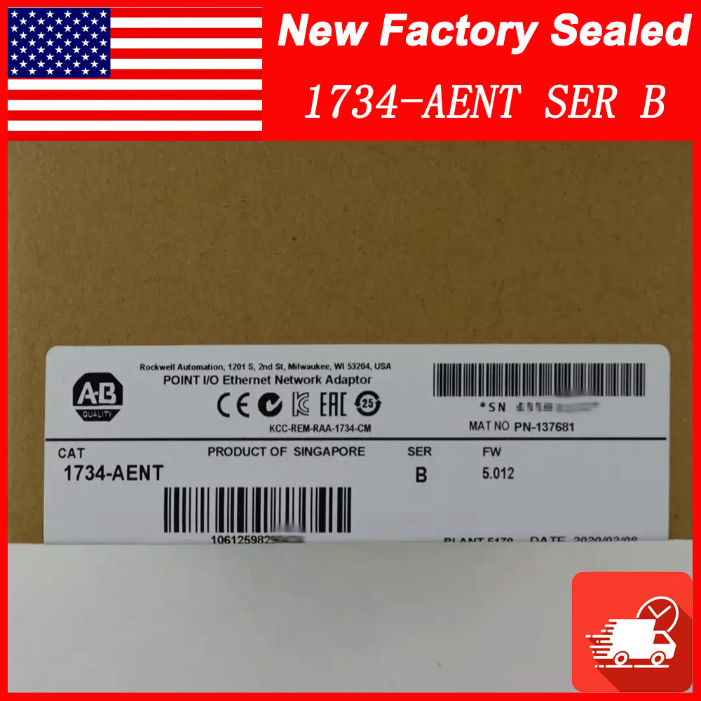 AB 1734-AENT SER B New in Box 1734AENT Factory Sealed Free Shipping