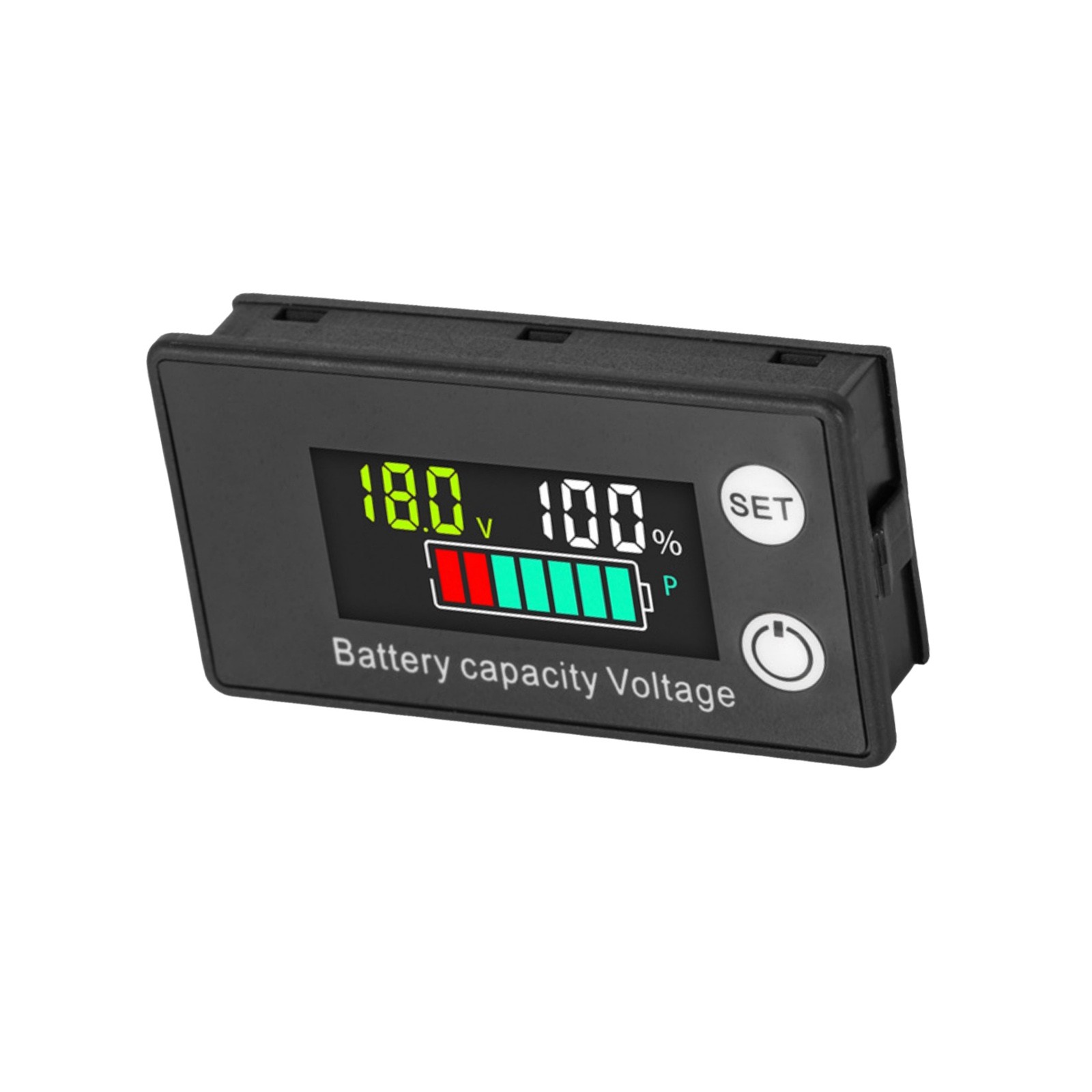 LCD Display Battery Monitor Meter 12v 24v 36v 48v 60v 72v With CE Certification