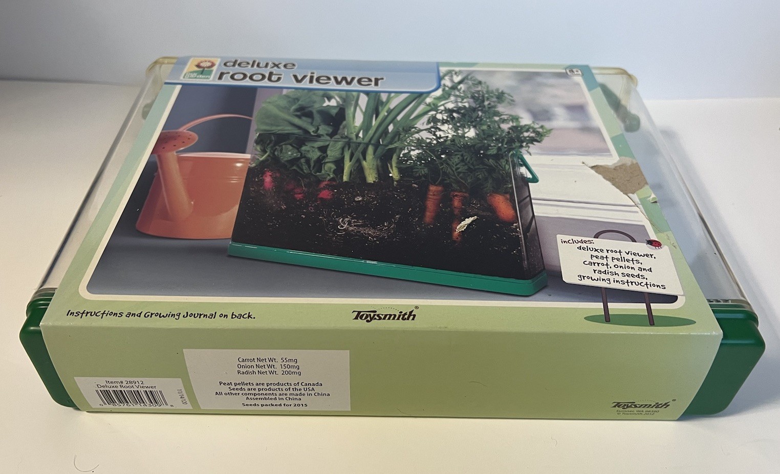 Toysmith Our Garden Root Viewer Science Educational See Through Planter Box NOS