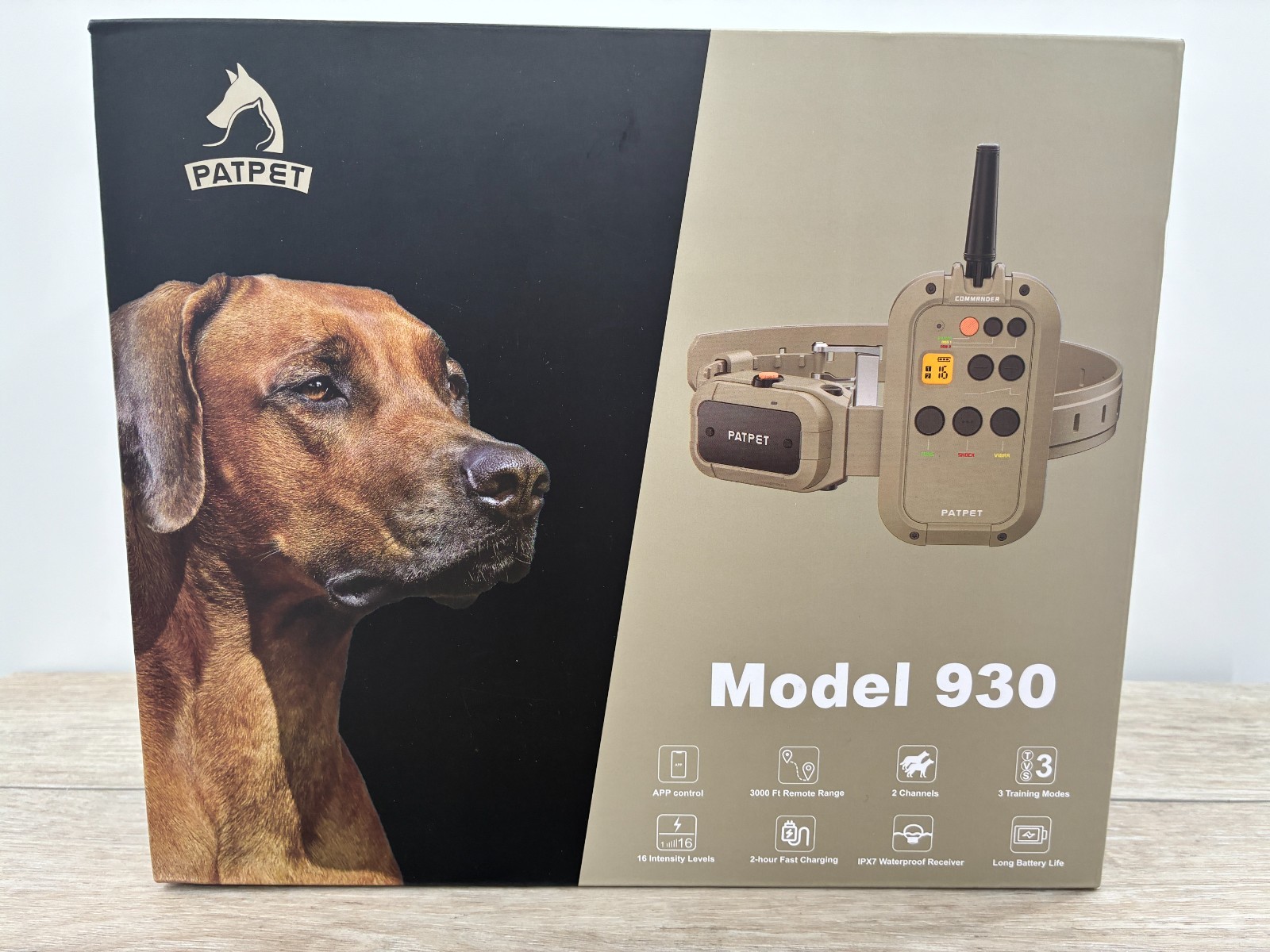 Patpet Dog Training Shock Collar with Remote Model 930 App Control 3000ft Range