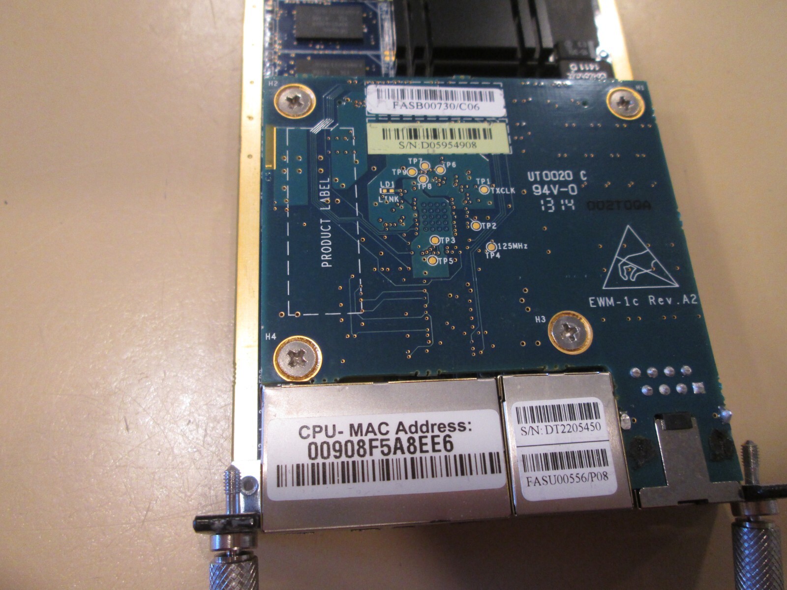 AudioCodes Mediant 1000 CPU Control Module Card