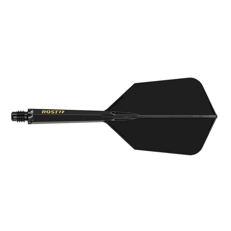 CUESOUL Slim Shape Dart Flights Summary,ROST 77,T19-Black