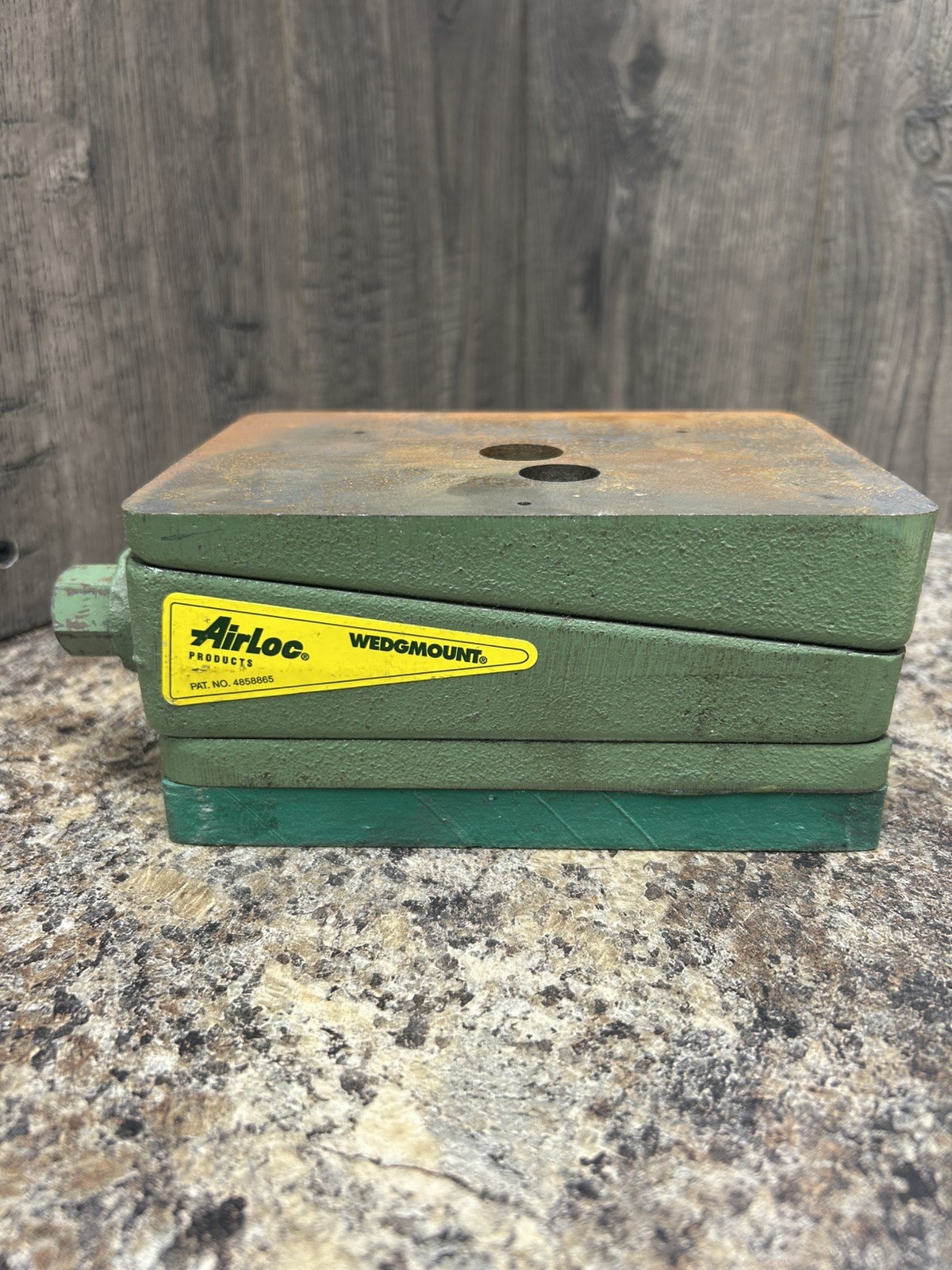 AirLoc Wedgmount Precision Machine Leveler Vibration Pad 6.25"x 4.5 x 3"H