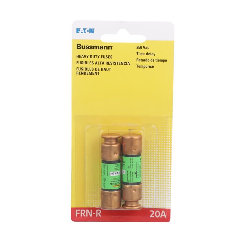 Bussmann 20 amps Dual Element Time Delay Fuse 2 pk