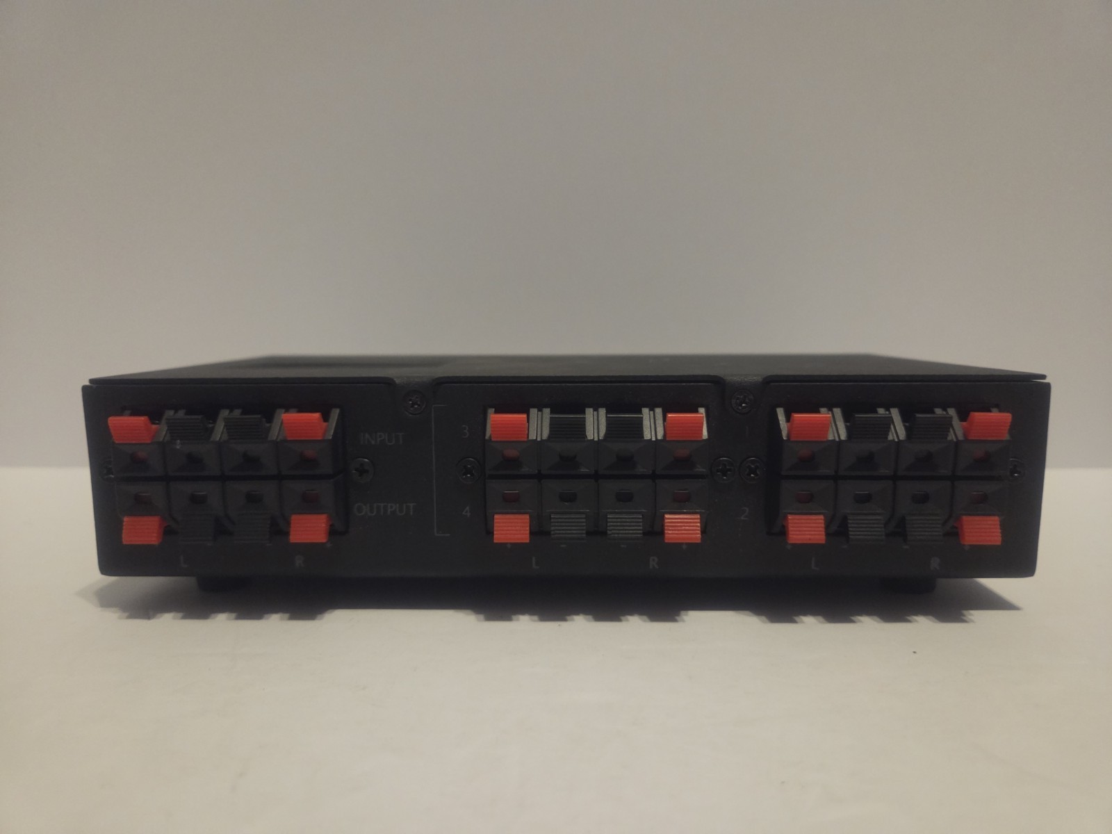 Niles SS4 4-Zone Speaker Selector Switch, Black, Impedance Protection