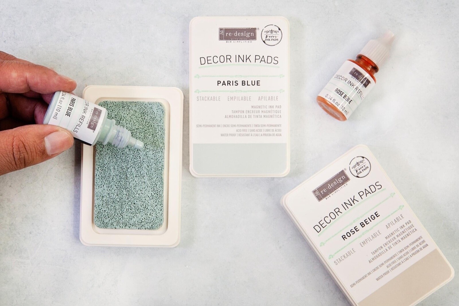 Re-Design with Prima Decor Ink Pads with Refill