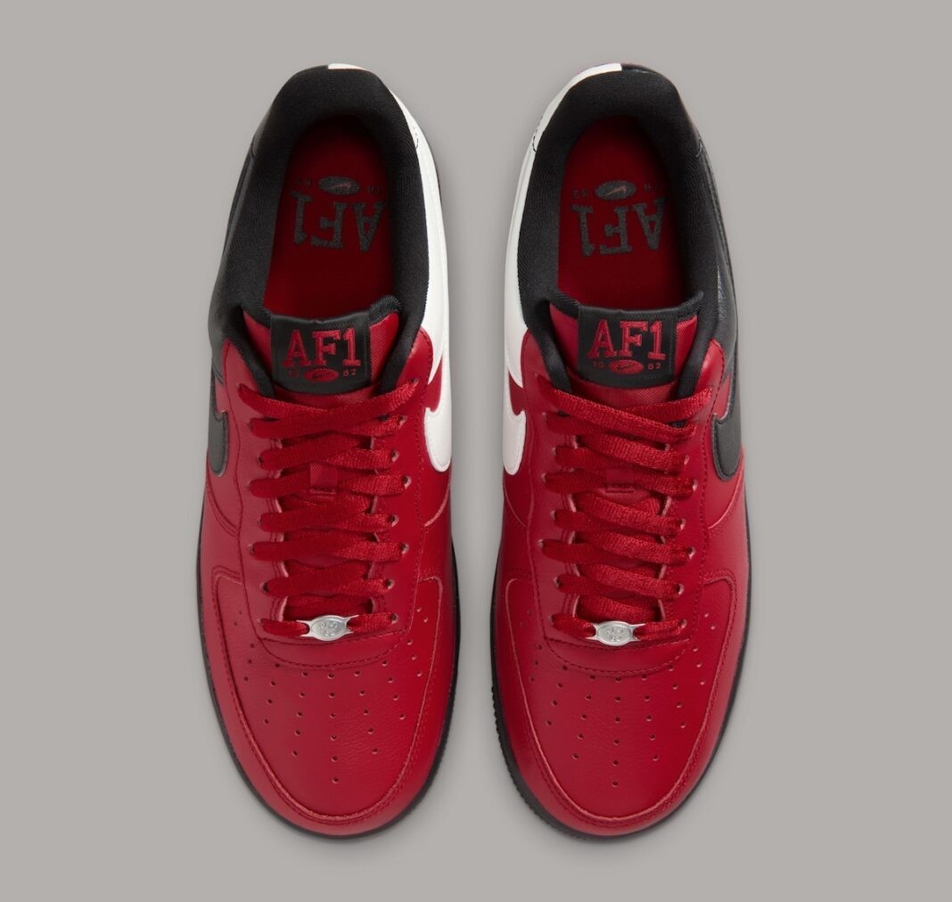 Nike Air Force 1 '07 LV8 Shoes Red Black White IB6847-600 Mens Size's NEW