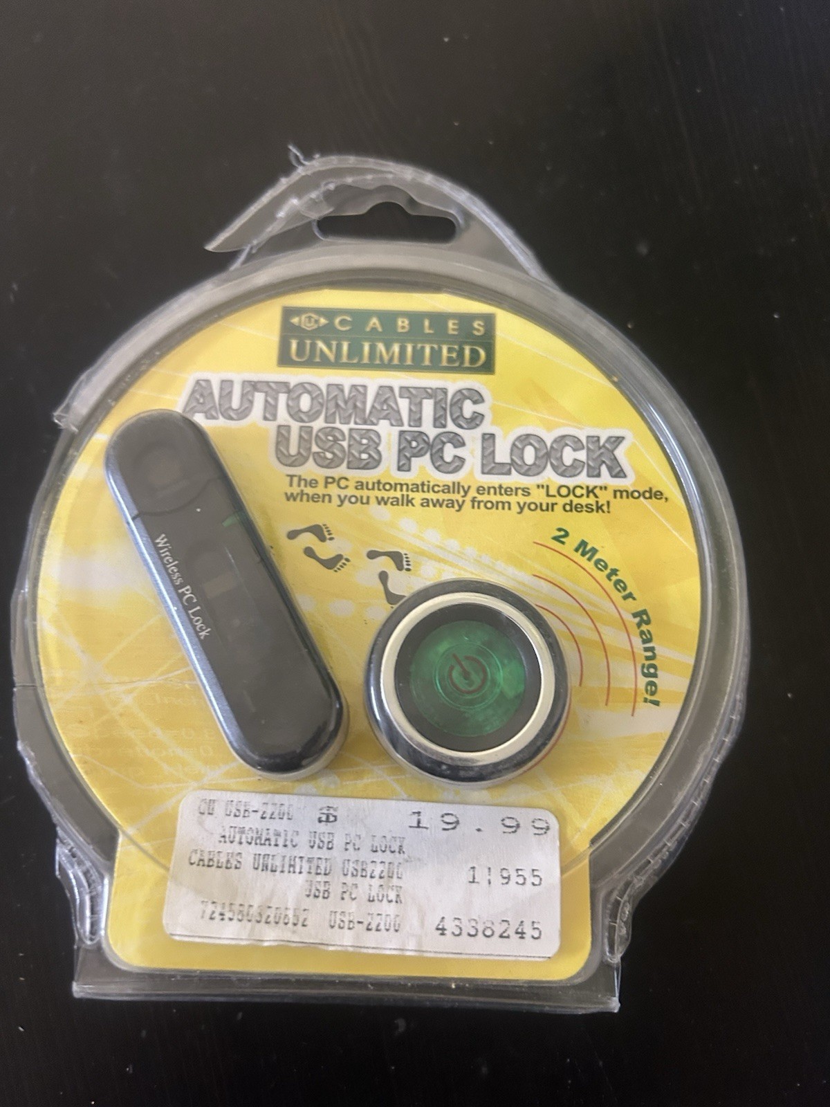 Cables Unlimited USB-2200 Automatic USB PC Lock - 2 Meter Range New Sealed 🔥