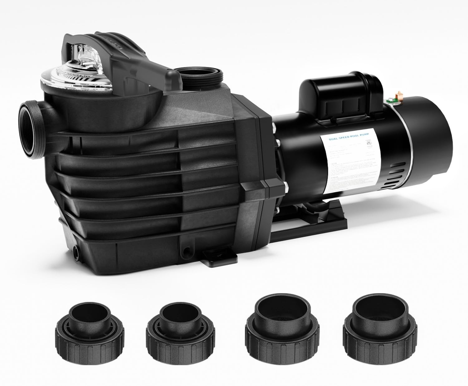 Pipopa 2.5HP 6540GPH Pool Pumps Above Ground and Inground, 1725RPM/3450RPM 2-Spe