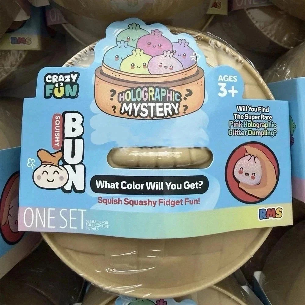 Crazy Fun Mystery Squishy Bun Mystery Dumpling GLITTER USA
