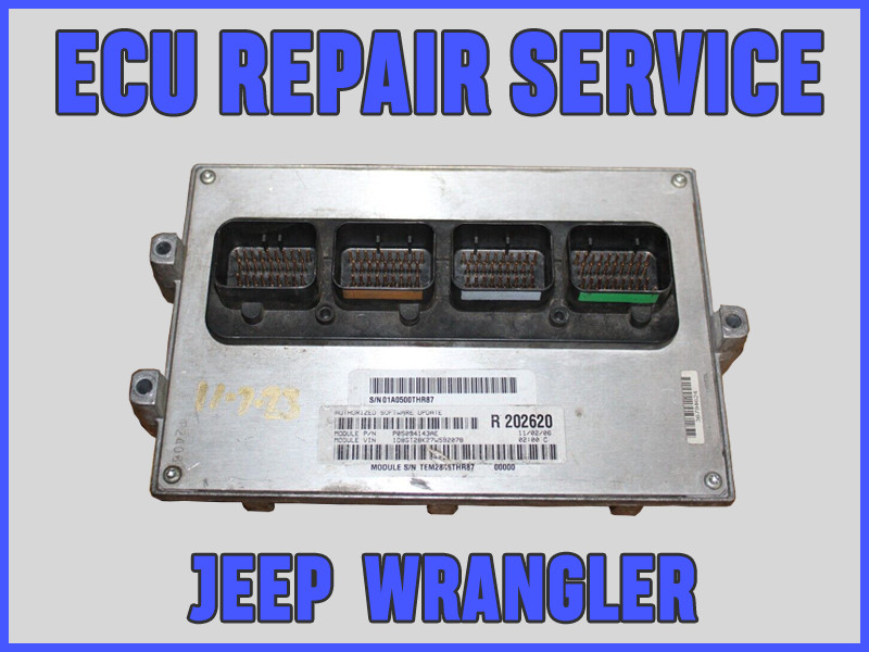 JEEP WRANGLER 3.8L 2007-2011 ECM ECU PCM REPAIR SERVICE