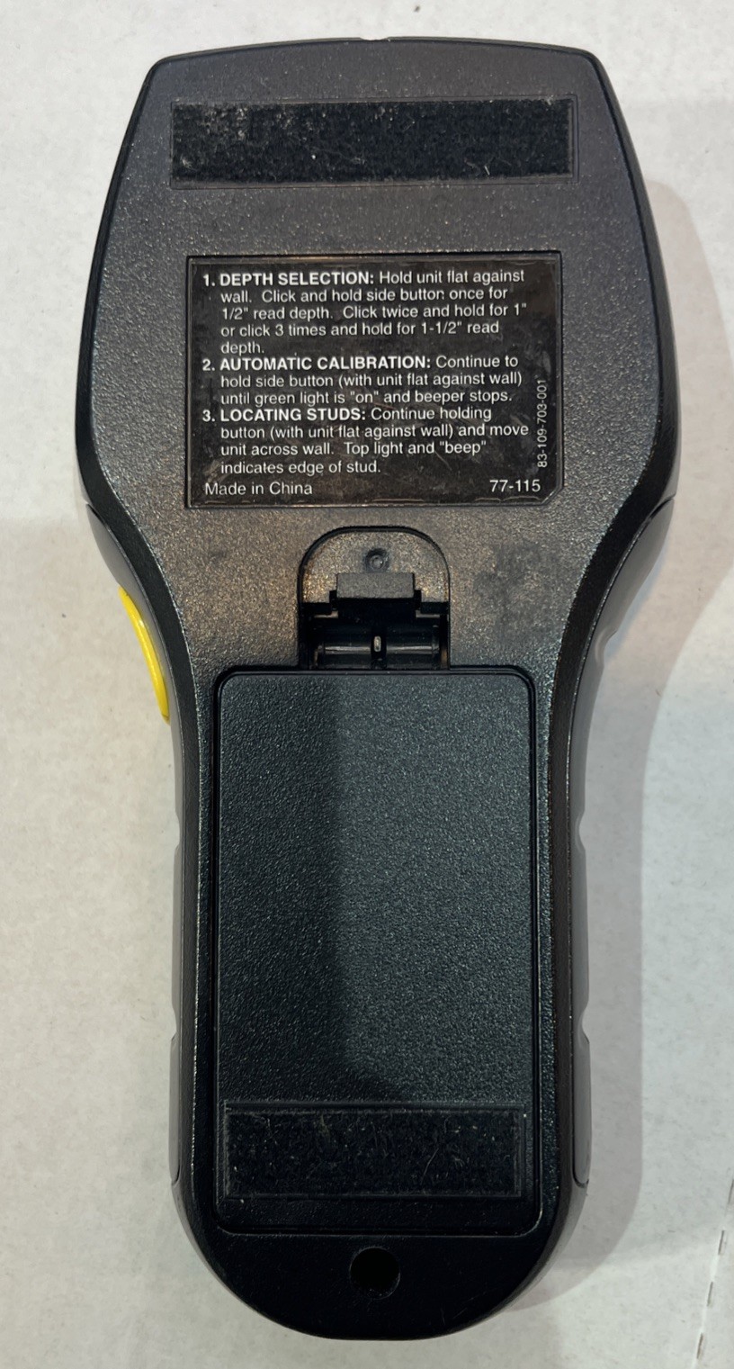 Stud Finder - Stanley InteliSensor Unit-Working Very Clean