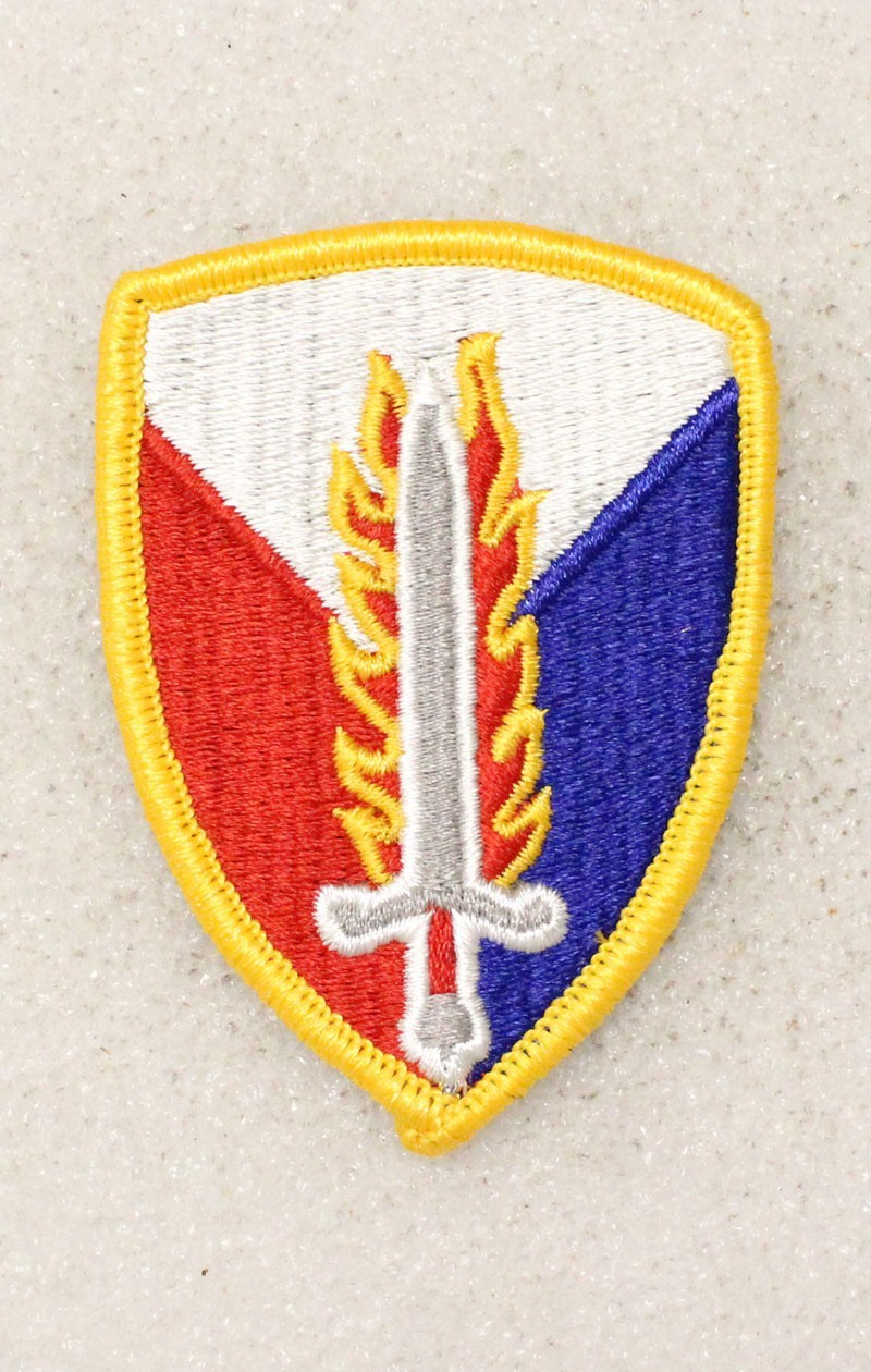 Army patch 5512 - 409th Support Brigade w/merrowed edge