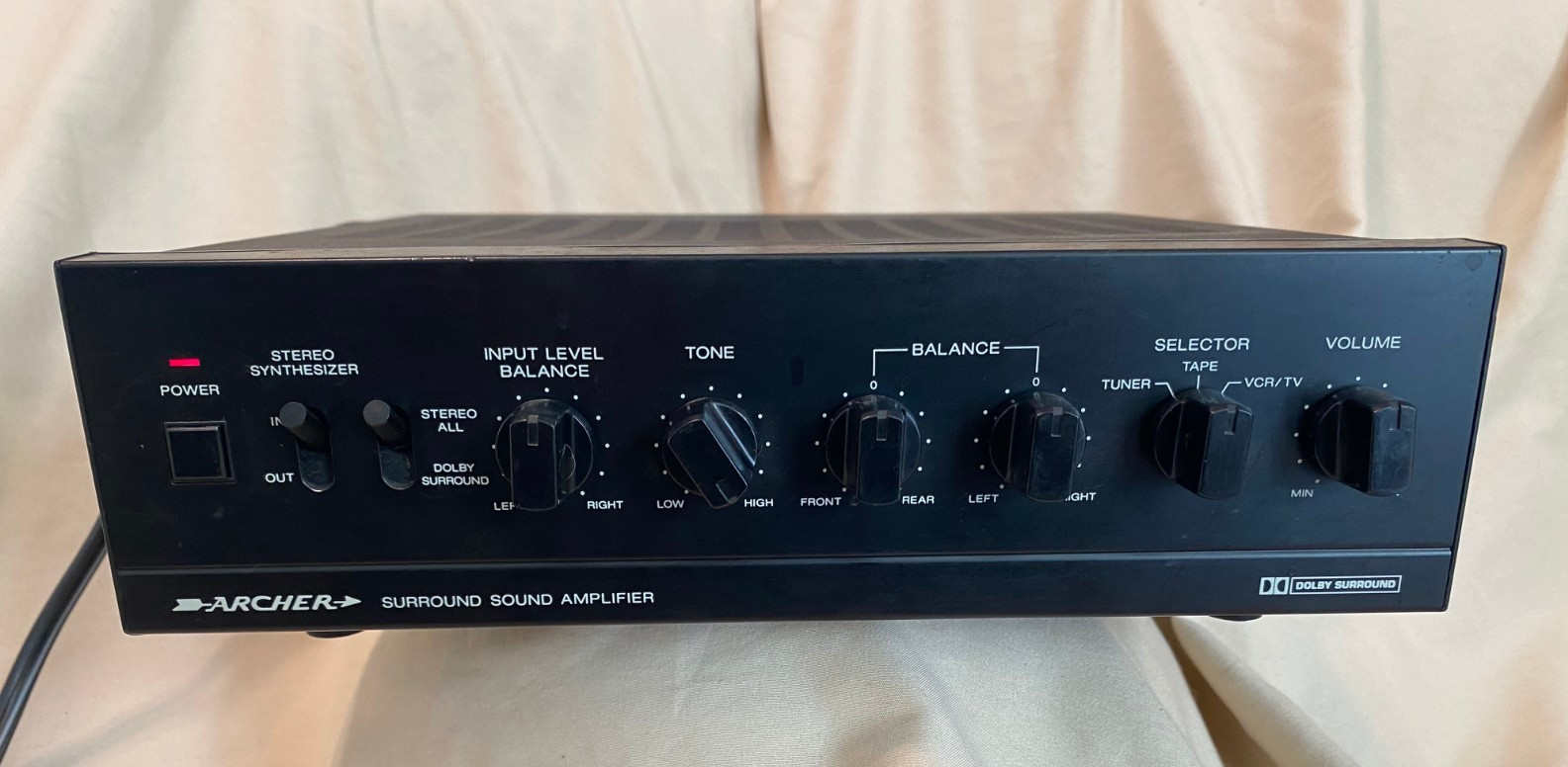 Archer 15-1279A Dolby Surround Sound Amplifier Power Tested Only with 4ft cable