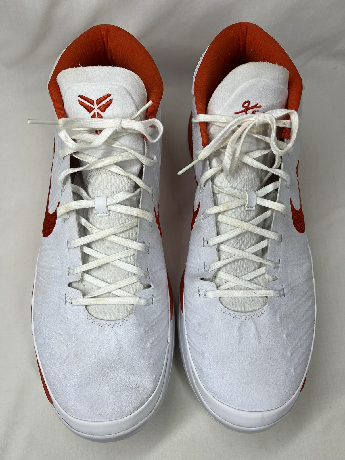 Nike Kobe AD White Orange TB 942521-111 Basketball Shoe Promo Sz 17 RARE EUC