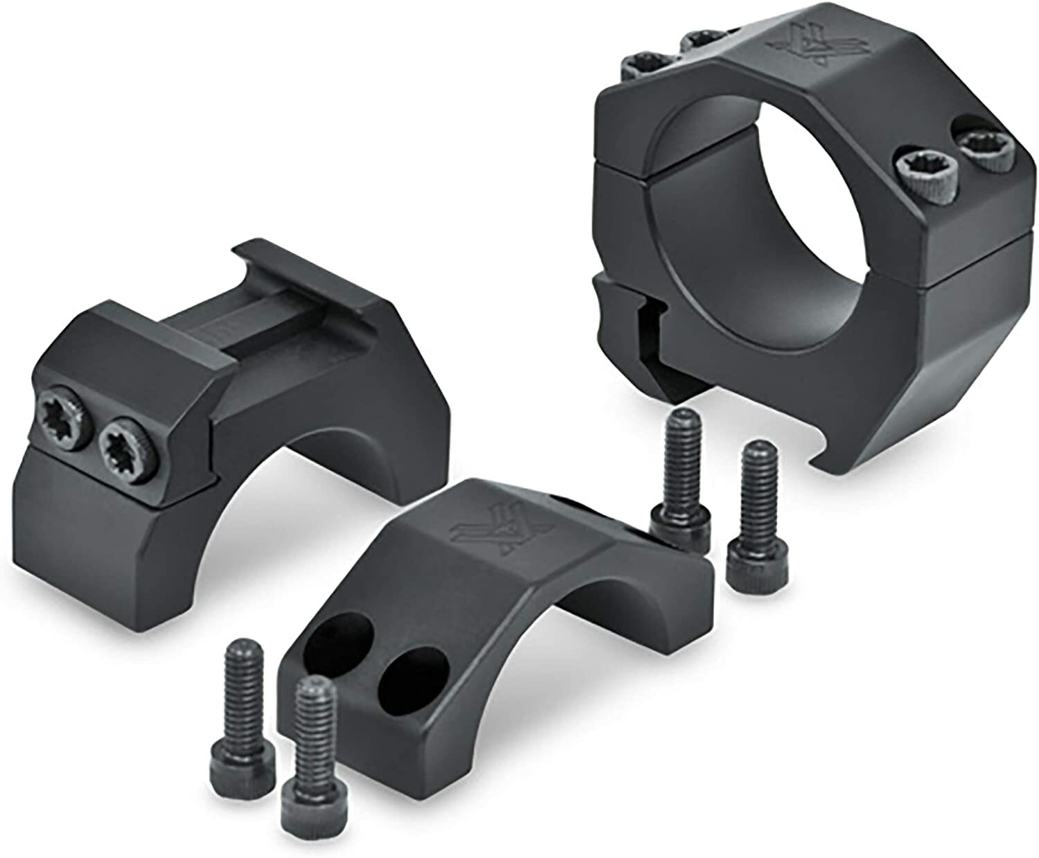Vortex Optics Precision Match Wvr/Pic 1" Ring Set Low Riflescope Rings