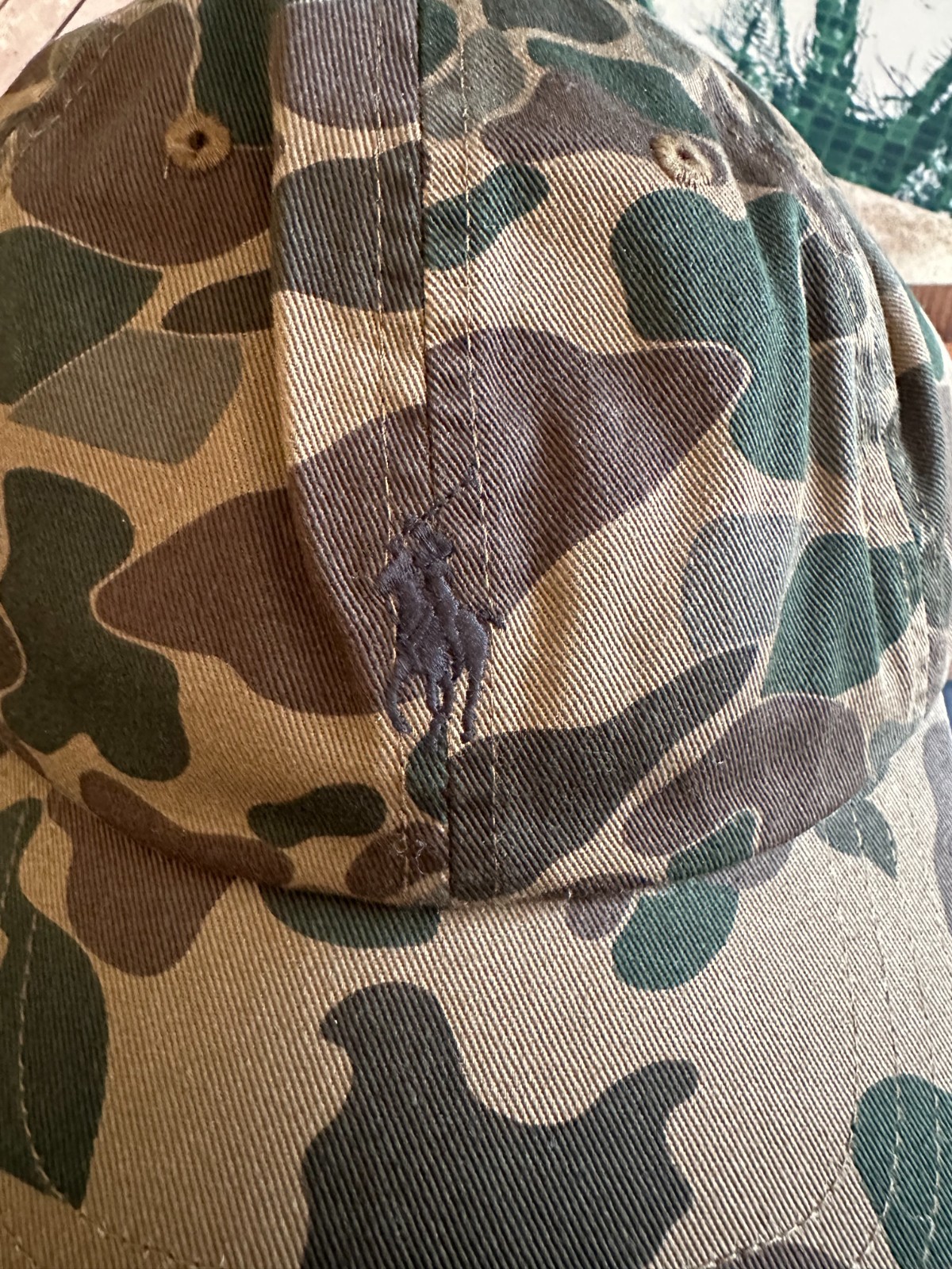 BN Polo Ralph Lauren Men's Logo Camo Ball Cap
