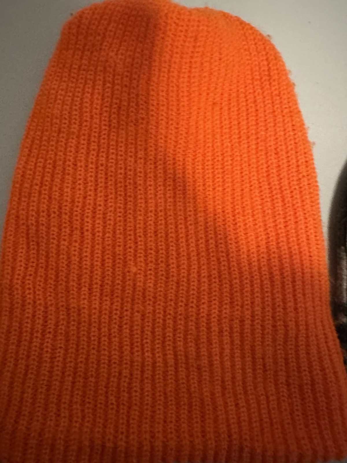 2 Hunting Hats 1 Orange And 1 Camouflage
