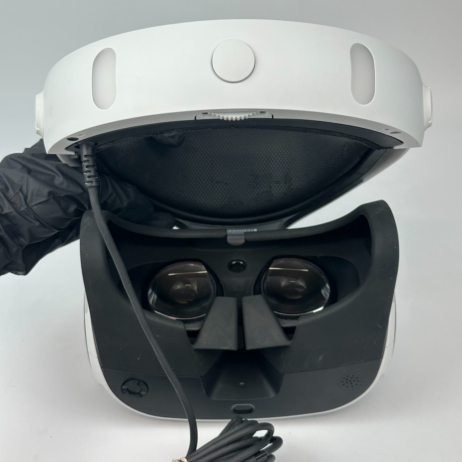 Sony PlayStation VR PS4 Virtual Reality Headset White Black Tested Working