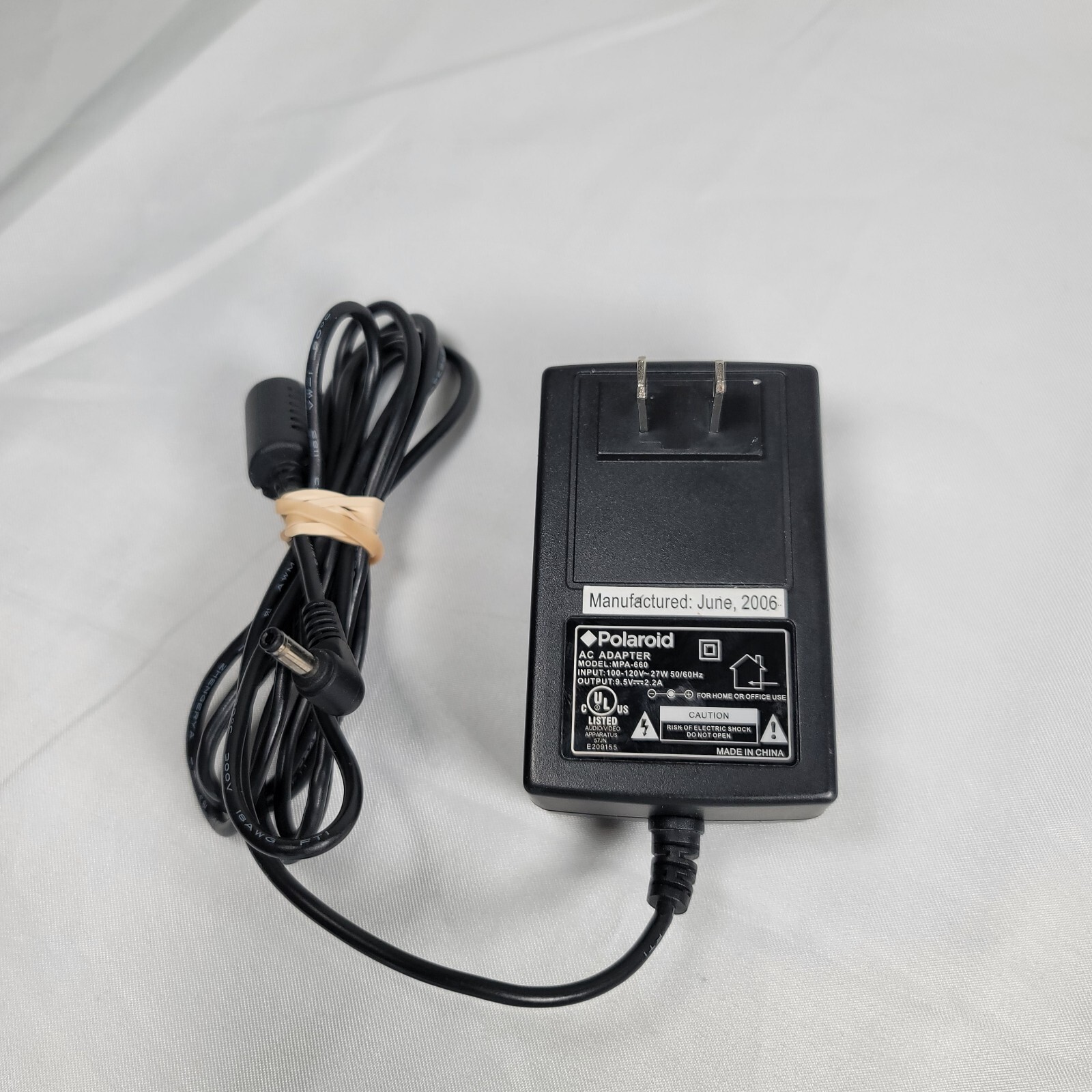 Polaroid, AC Adapter, MPA-660, Used Genuine OEM Orignal Manufacturer