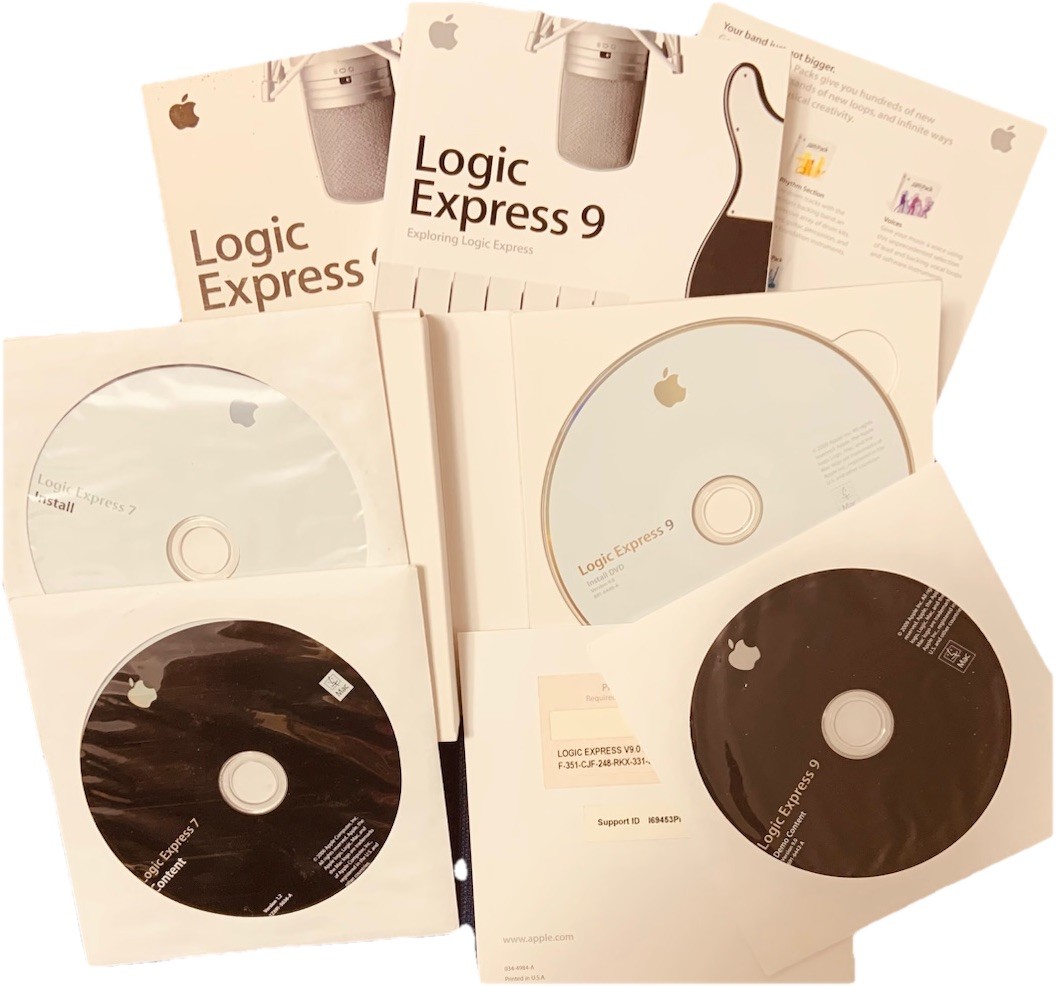Apple Logic Express 9 & 7 Music Editing Composing for Intel-based Mac CIB w Key