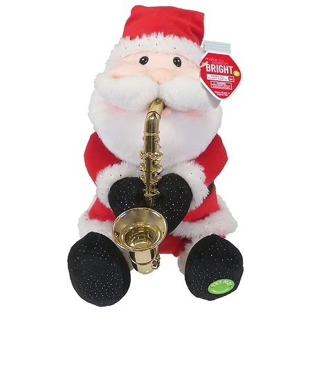 Dancing Santa Claus Animated Plush Santa Christmas ornament / NEW! Watch video