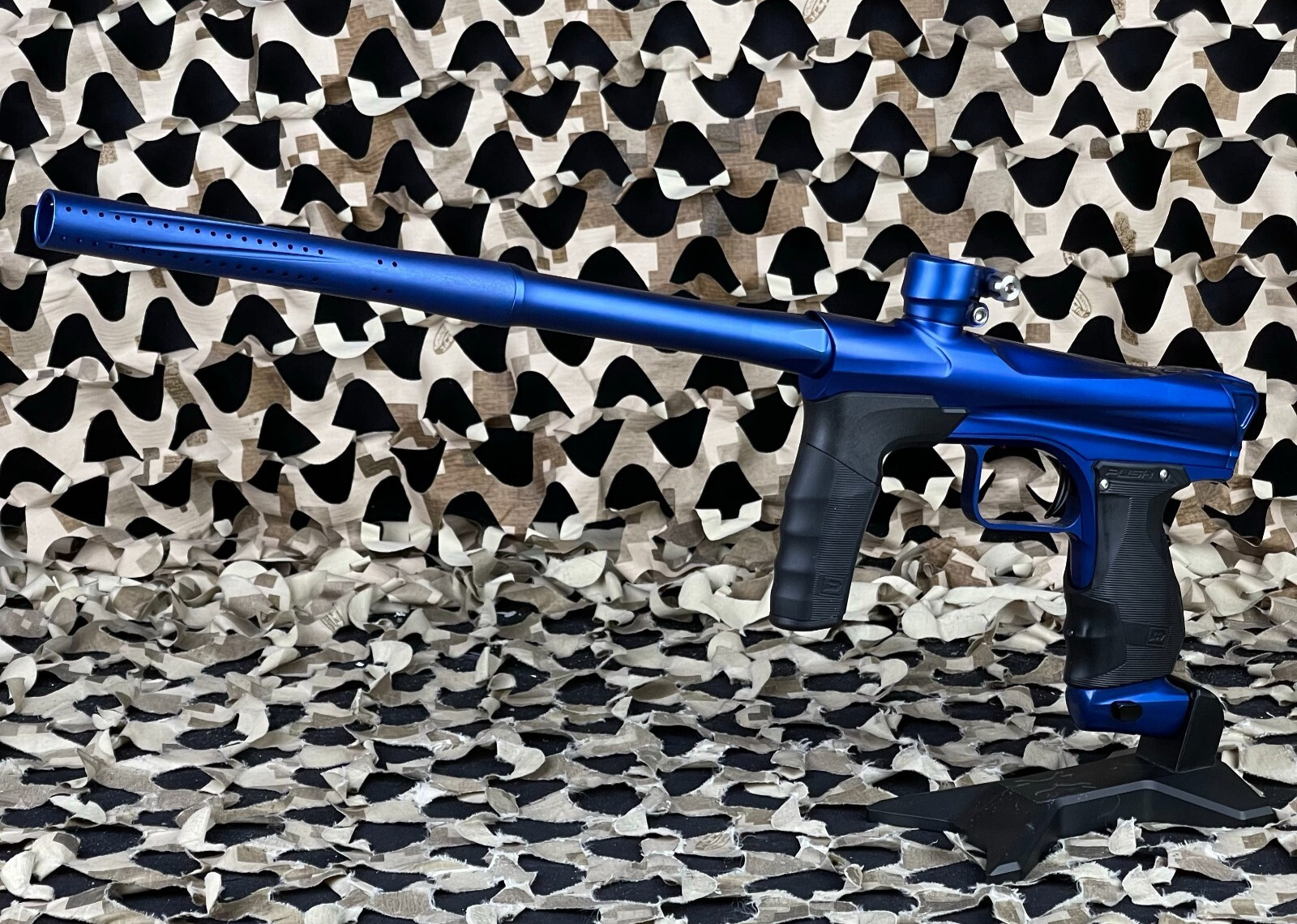 NEW Push Propel Mechanical Paintball Gun - Blue