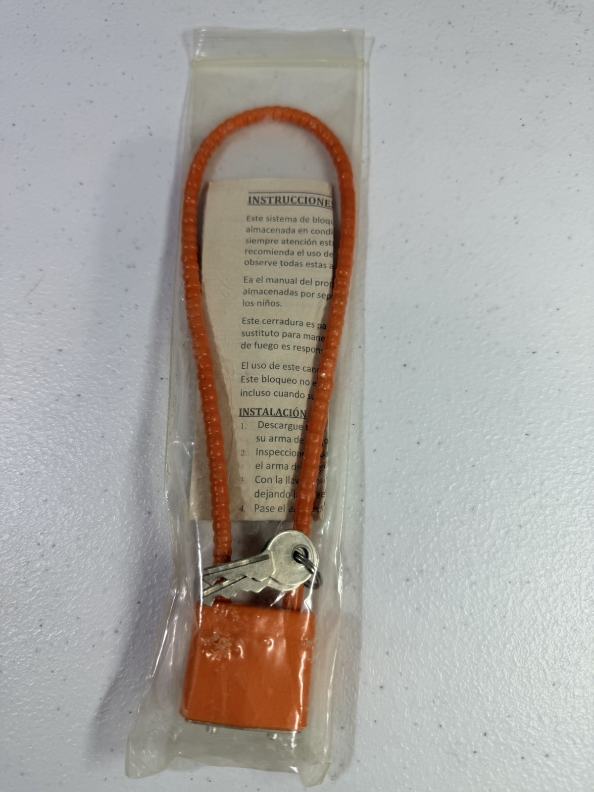 Cable Lock For Multi-use Or Gun Pistol Shotgun DOJ & California Approved 8”