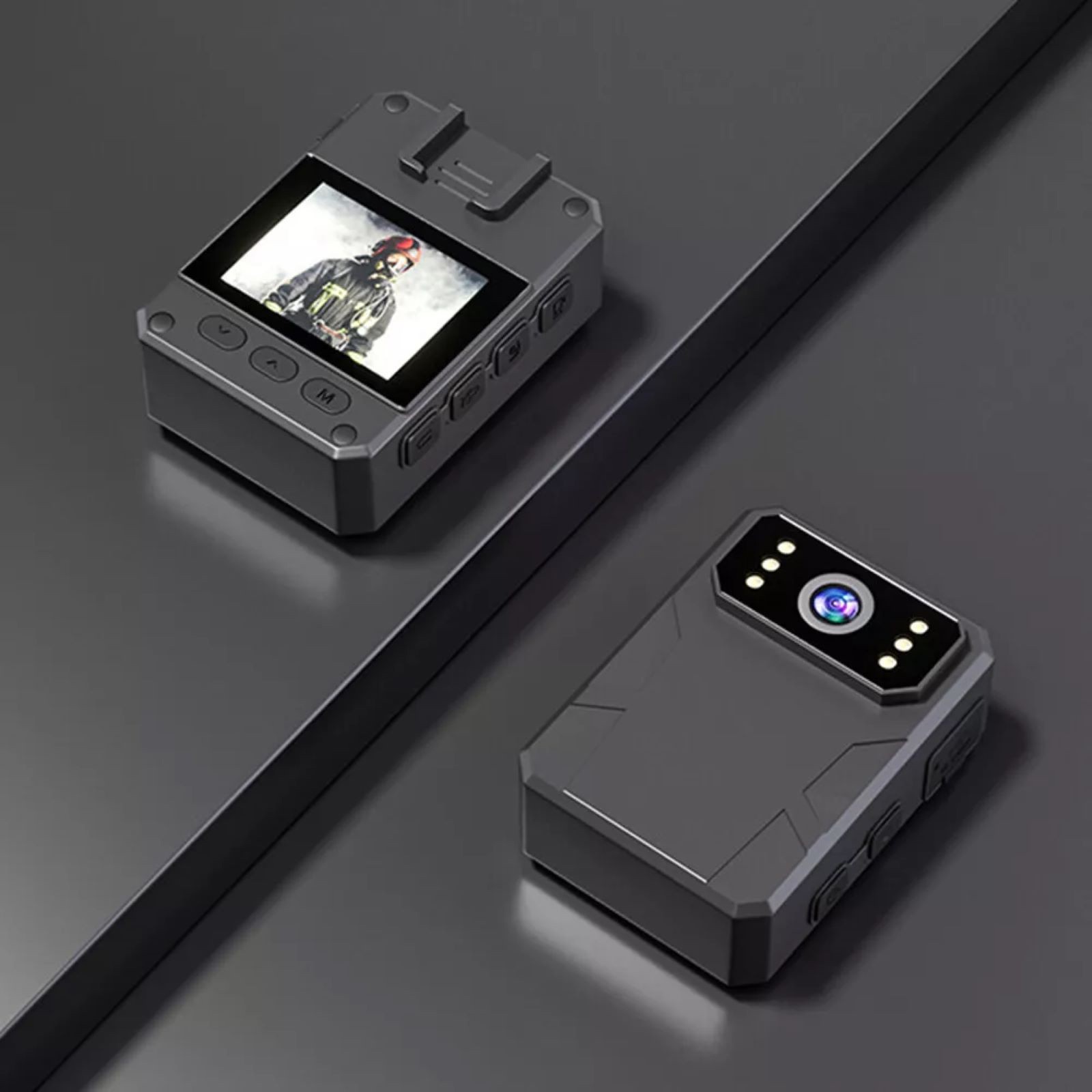4K HD Police Wearable Cam Body Camera Recorder w/ Audio Night Vision Record