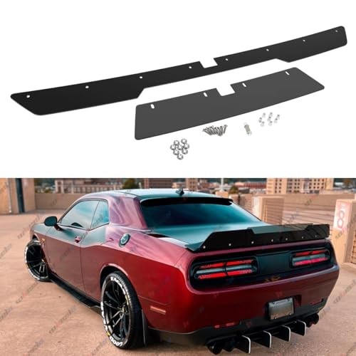 Rear Wickerbill Spoiler Compatible with 2015-2023 Dodge Challenger RT P Style