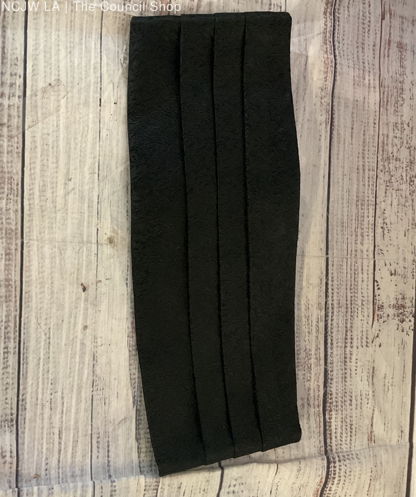 Molly Rodgers Cummerbund Tie Formal Set Black OS