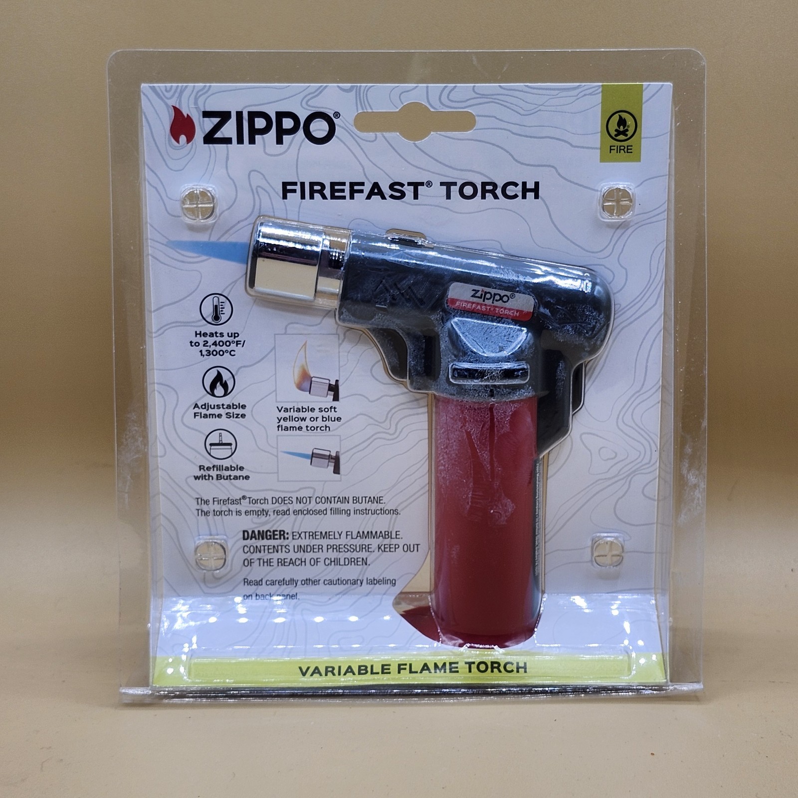 Zippo Refillabe FireFast Torch, 40558 NEW IN PACKAGE