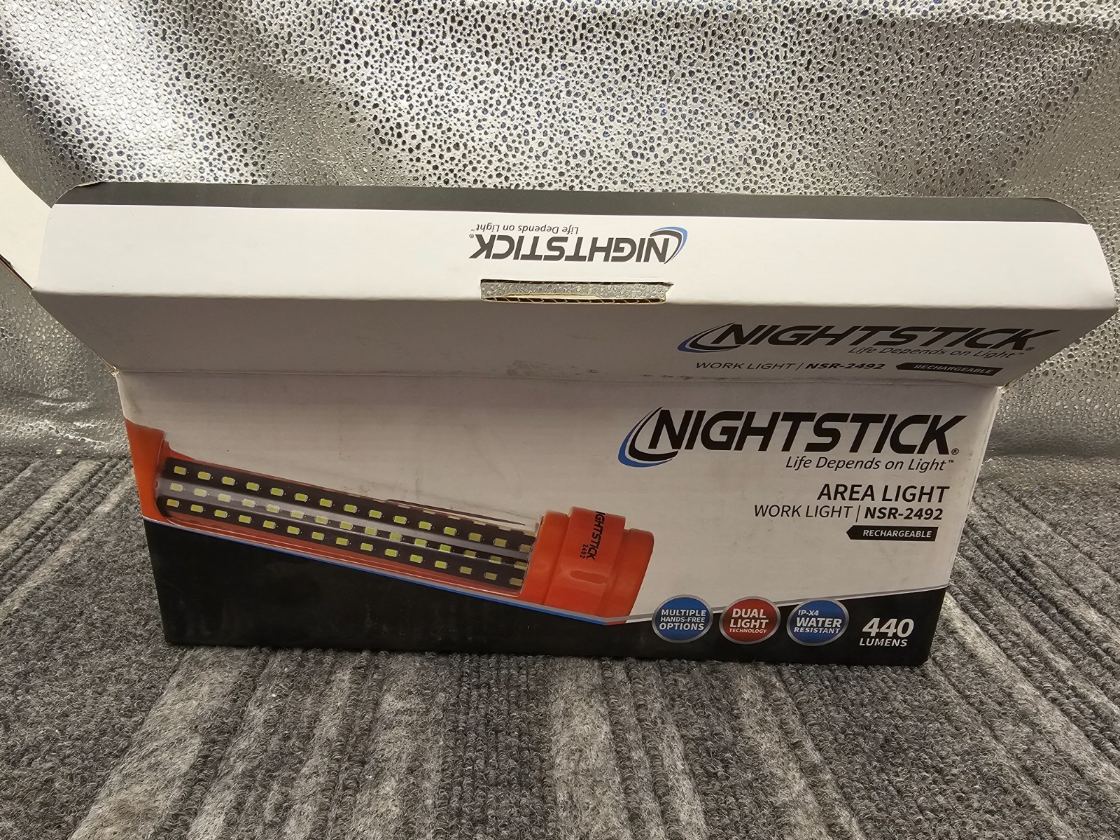 NIGHTSTICK NSR-2492 Multi-Purpose Rechargeable Dual-Light Work Light