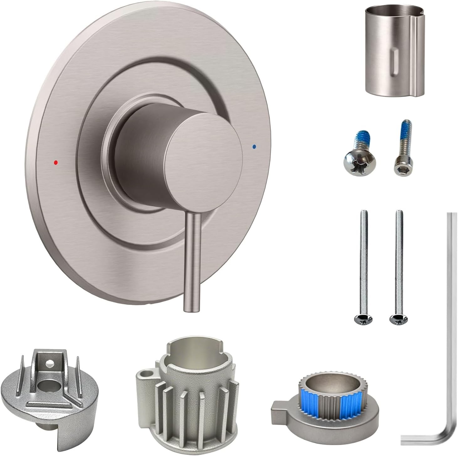 T2191BL Shower and Tub Trim Kit, Pressure Balancing Modern Tub and Shower Trim