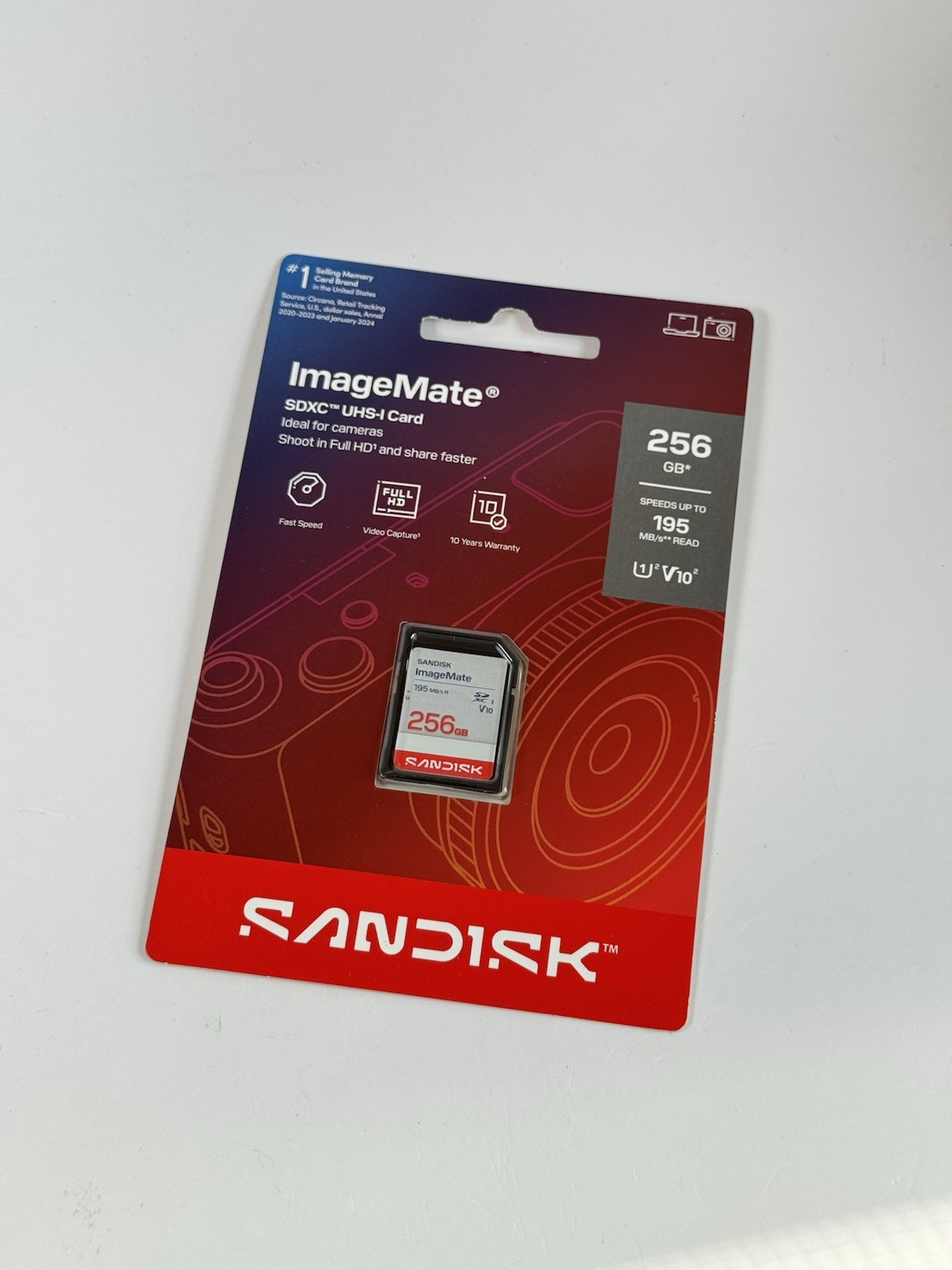 SanDisk ImageMate 256GB SDXC UHS-I Card 195MB/s Read Speeds (SDSDUVQ-256G-AW6KN)