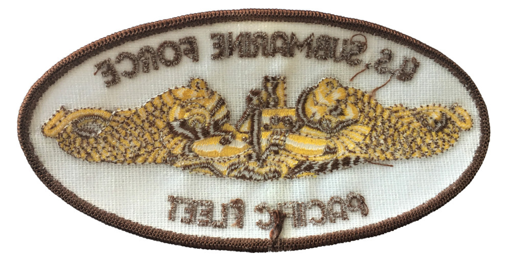 US Submarine Force Pacific Fleet SUBPAC Gold Patch SSN SSBN Trident Boomer Nuke
