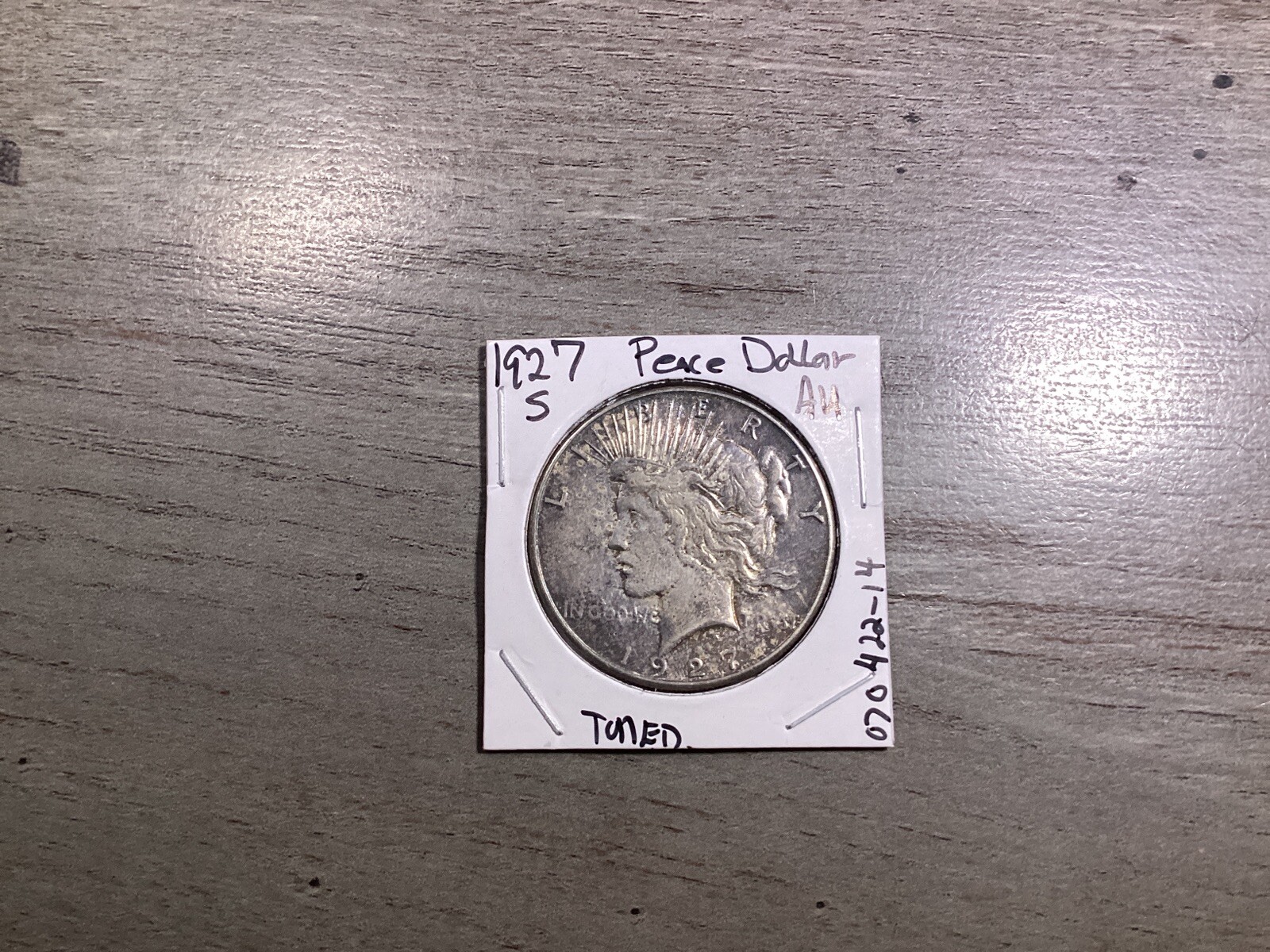 1927 S Peace Silver Dollar from San Francisco Mint 90% Silver 070422 14tkk